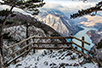 View from Tara over Lake Perućac, winter (Photo: ”Tara–Drina” Tourist Organization, Bajina Bašta)
